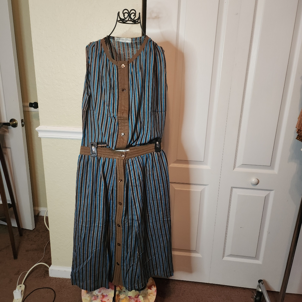 Christian Dior Skirt And Shirt Size 14